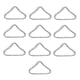 thumbnail image 3 of Paquete hebillas triangulares, hebillas de , accesorios, conectores en apariencia , Triangular de material , Anillo de 10 piezas SOLAMENTE 10PCS anillo SOLAMENTE, 3 of 4
