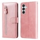 thumbnail image 1 of Funda con Cremallera para Samsung Galaxy M15 5G, Carcasa Cartera de Cuero PU con Soporte y Tarjetero, 1 of 6