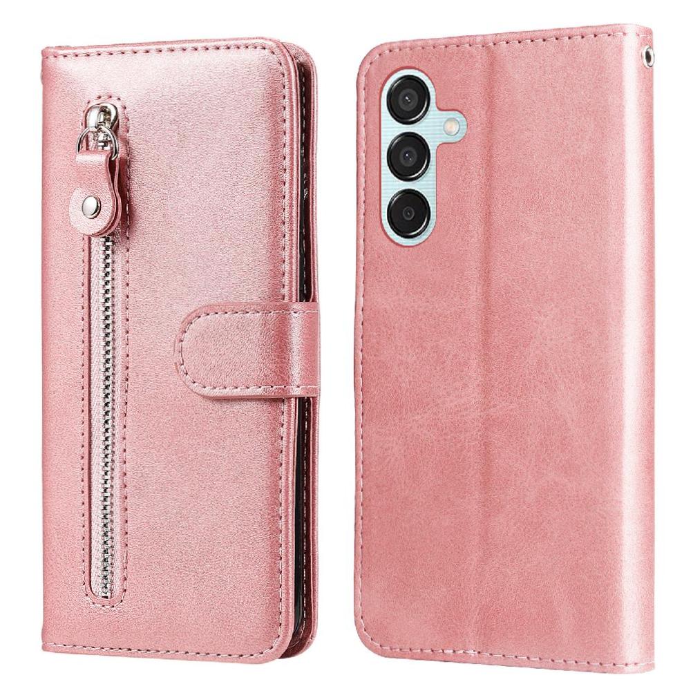 Gangxun - Funda Con Cremallera Para Samsung Galaxy M15 5G, Carcasa Cartera De Cuero Pu Con Soporte Y Tarjetero