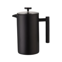 Bothyi - Cafetera Francesa De Prensado Resistente Al Calor, Para Cocina Y Camping, 350 Ml, Color Negro
