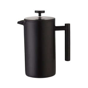Bothyi - Cafetera Francesa De Prensado Resistente Al Calor, Para Cocina Y Camping, 350 Ml, Color Negro