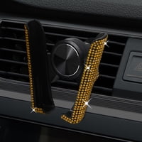 Genérico - Soporte De Cristal Ajustable Para Teléfono De Coche - Soporte De Salpicadero Para Ventilación De Aire, Soporte Universal Para Teléfono Móvil De Vehículo - Champán