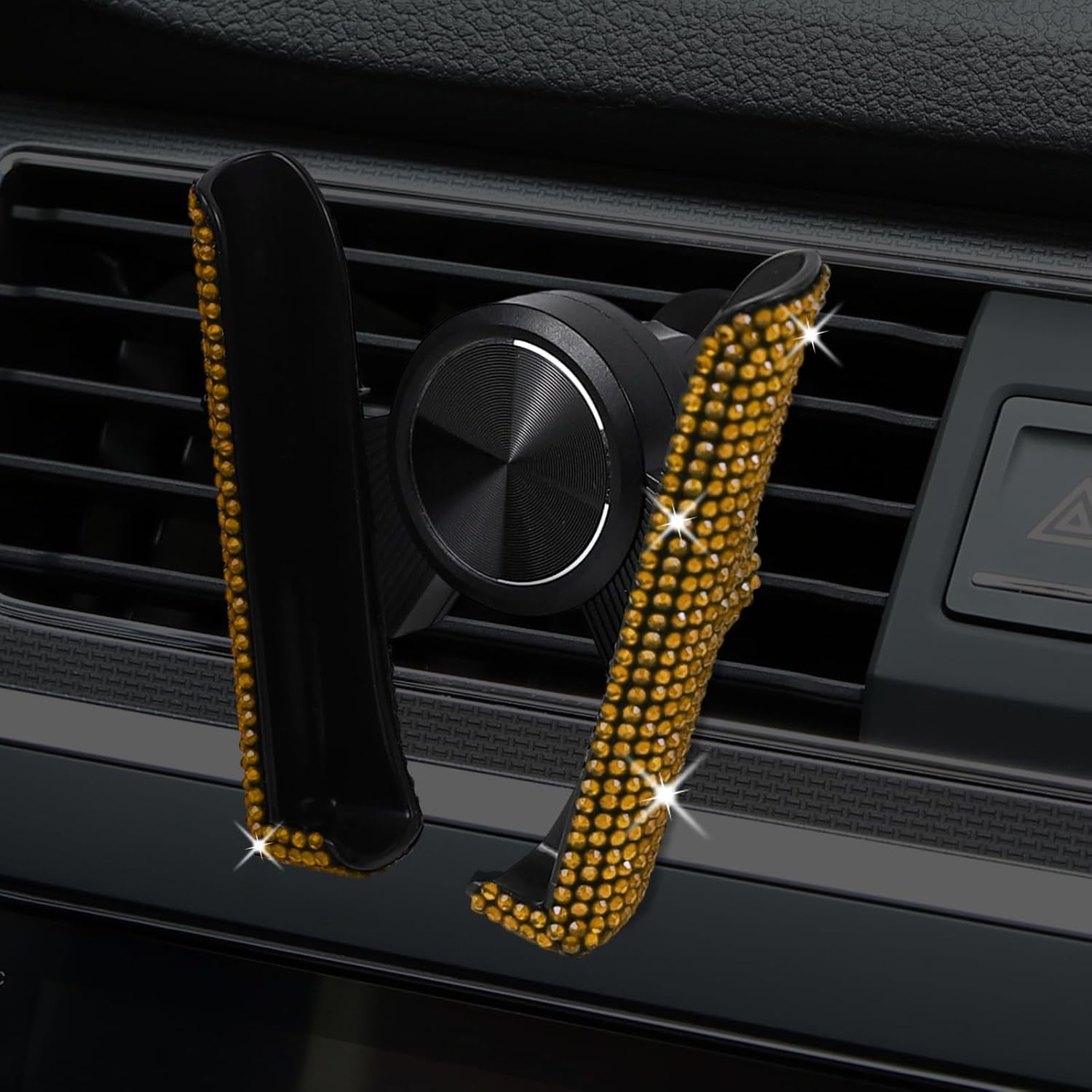 Genérico - Soporte De Cristal Ajustable Para Teléfono De Coche - Soporte De Salpicadero Para Ventilación De Aire, Soporte Universal Para Teléfono Móvil De Vehículo - Champán