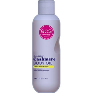 Aceite Corporal Eos Cashmere Vainilla, 180 Ml, 24 Horas, Con Escualano Hidratante