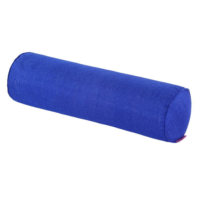 Xmhytop Fundas De Almohada Cilíndricas De Lino, 16 X 6 Pulgadas, Con Cierre Oculto, Para Decoración Hogareña Y Soporte Cervical, Cojín Cilíndrico, Azul Oscuro