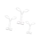 thumbnail image 1 of 3 piezas de soporte de pendientes, soporte de aretes de almacenamiento de joyería de joyería T Forma T para la sala de exhibición de la oreja de los Claro, 1 of 5