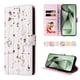thumbnail image 4 of FOXDOCK Funda Tipo Cartera Floral para Samsung Galaxy A17 4G/5G ,Funda con Tapa de Cuero PU, Protección Antigolpes con Ranuras para Tarjetas y Soporte, 4 of 5