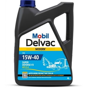 Aceite Mobil Delvac Modern 15W-40 Super Defense V3, 4L