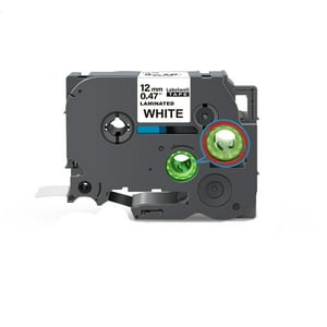 Eon - Cinta Rotuladora Blanca Tze-221 Para Brother 12Mmx8M