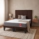 thumbnail image 1 of Cama 2 Plazas Europea América Slim Respaldo Atenas 150x190x50 Cm Tela Chocolate, 1 of 6