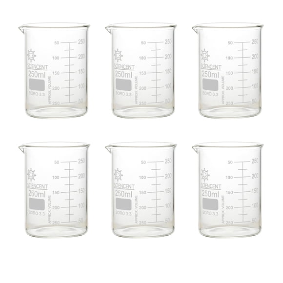 Juego de vasos de precipitados SCIENCENT WITH DEVICE 250 ml x6