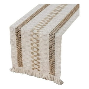 Oem - Mantel Camino De Mesa Rectangular Yute Linea 180X30Cm R