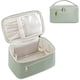 thumbnail image 1 of Bolsa De Cosméticos De Viaje De Gran Capacidad, Bolsa De Cosméticos Portátil De Cuero Resistente Al Agua, Bolsa De Cosméticos Multifuncional Para Mujer Con Asas, 1 of 5