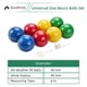 thumbnail image 2 of Juego de bolas de petanca Apudarmis de 90 mm para exteriores con funda de transporte, 2 of 9