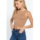 thumbnail image 4 of Saronite Top Corto Básico de Tirantes con Cuello Halter, Color Marrón Madera (para Mujer), 4 of 4