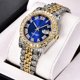 thumbnail image 2 of Reloj HUNRUY Hip Hop Iced-Out Bling Diamond Luxury para hombre, 2 of 6