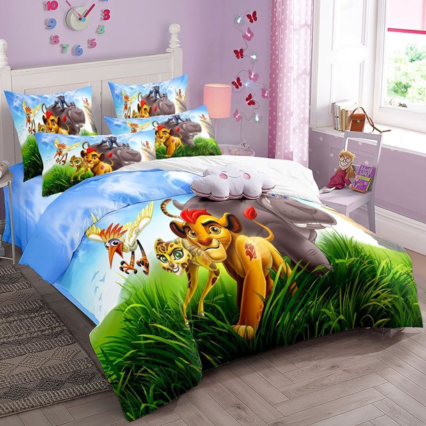 The Lion Bedding Set, Lion Simba Duvet Cover,Boy Single Twin Size Duvet Cover Kids Teen Bedspreads Gifts Bed Sheets