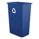 thumbnail image 1 of Cubo de reciclaje Boardwalk, bote de basura de plástico azul de 10 galones de alto, 1 of 2