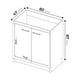 thumbnail image 3 of Kit Mueble Lavaplatos Acero Inoxidable 80 cm. Orientación Izquierda, 3 of 3