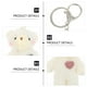 thumbnail image 3 of Llavero con forma de oso de peluche NUOBESTY para niñas y mujeres, 3 of 3