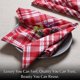 thumbnail image 2 of Paquete de 4 Servilletas de Tela Ramanta Home 46 cm Rojo a Cuadros, 2 of 7