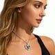 thumbnail image 4 of Collar colgante de amor de amor con piedra de nacimiento Zirconia, regalo de joyería de las mujeres para la Navidad, cumpleaños, aniversario, 4 of 5