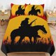thumbnail image 1 of Red Dead Redemption Comforter Set 3 Pieces Quilt Cover Set Soft Bedding Sets for All Seasons, 1 of 5