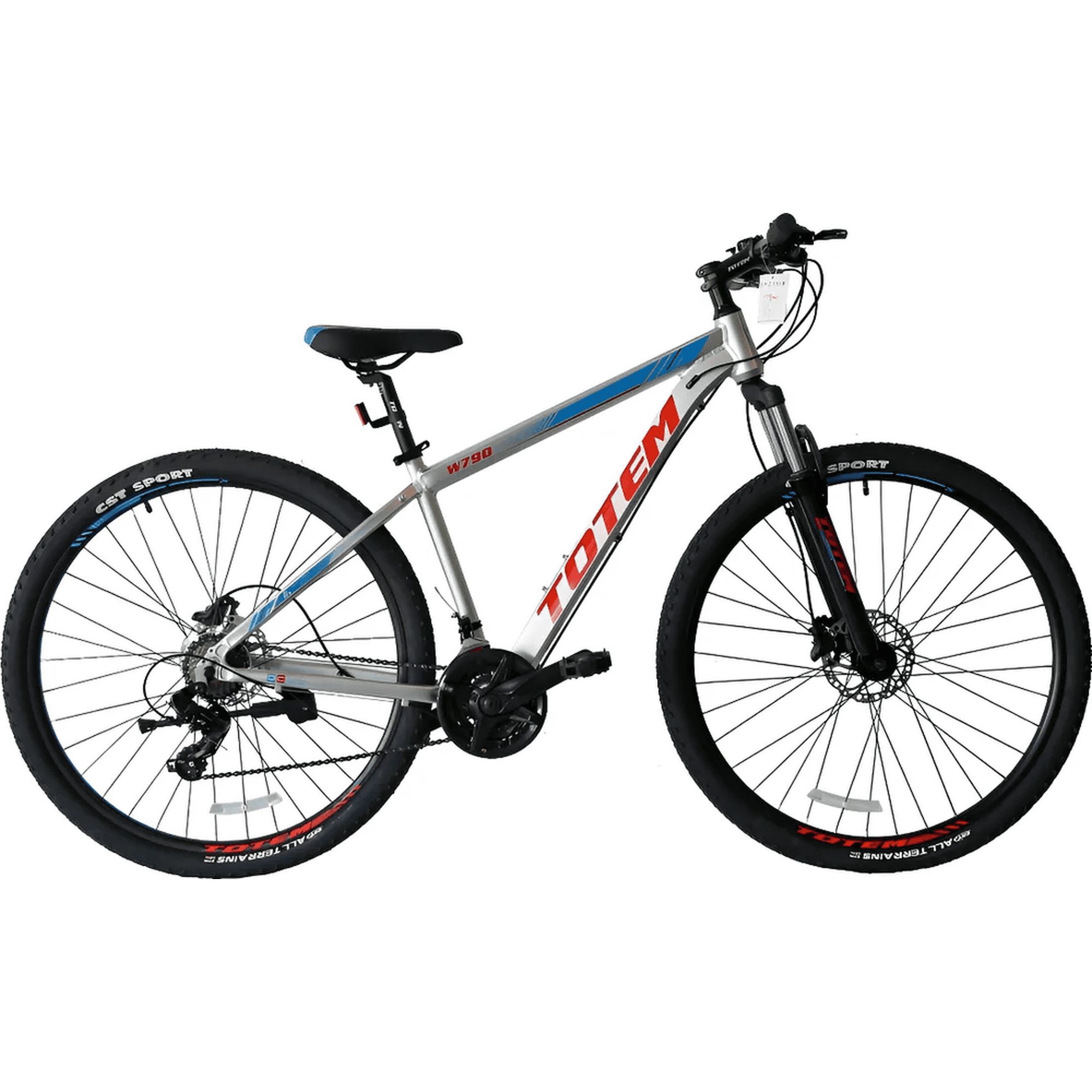 Genérico - Bicicleta Mtb Totem Modelo W790 Aro 29 Talla 17 Gris Color Plateado Tamaño Del Cuadro 17