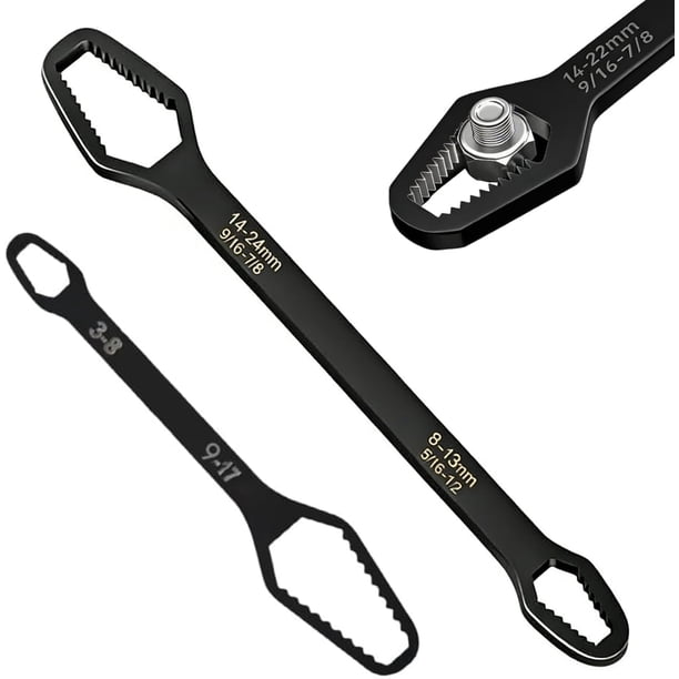 Llave autoajustable doble extremo 3-24mm todo en uno tareas automotrices