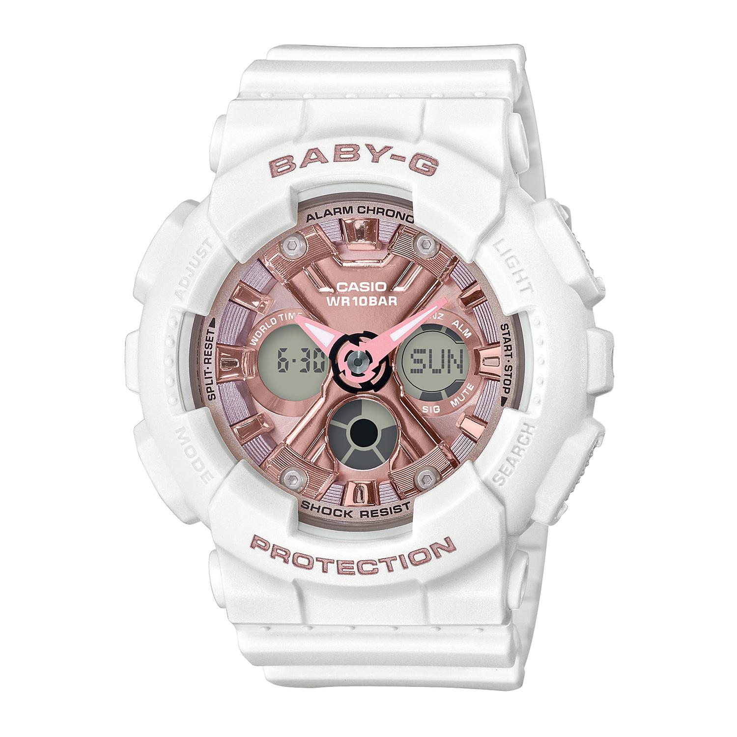Reloj Baby-G Ba-130-7A1Dr Resina Mujer Blanco Blanco