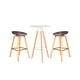 thumbnail image 1 of Mesa Alta 60x105 + 2 Sillas Piso Bar Alto Negro, 1 of 3