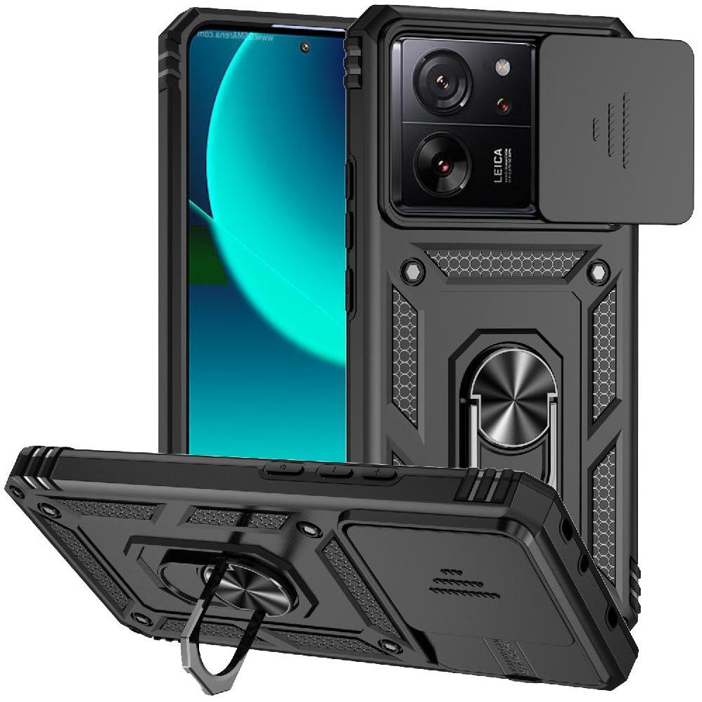 Estuche Gangxun Para Xiaomi 13T Pro, Soporte Giratorio 360°, Estilo Mecánico Y Magnético