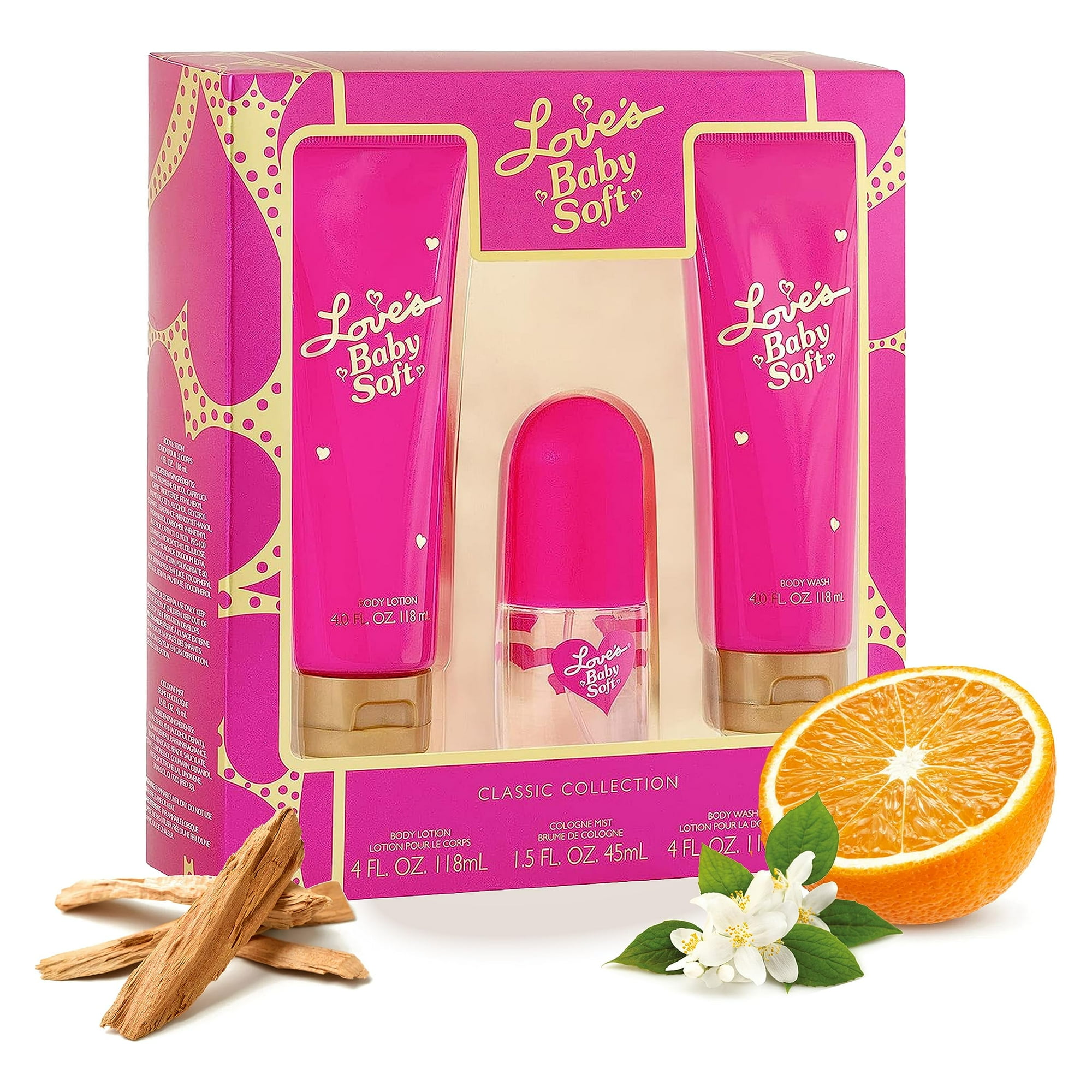 Set De Regalo De Perfume Dana Love's Baby Soft Cologne Para Mujer