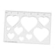 thumbnail image 4 of Plantilla De Fresadora Para Carpintería Multiusos De 1/4" De Grosor, Plantilla De Incrustación De Carpintero, Corazón 9 En 1, 4 of 5