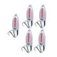 thumbnail image 3 of 5 piezas de cucharas de pesca, cebos y señuelos para lubinas, cucharas de fundición, cebos metálicos para jigging, cebos para pescar leucomas, truchas Plata 60g, 3 of 5