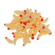 thumbnail image 4 of 50pcs 2.4cm señuelo de la pesca gusano grub señuelos señuelos suaves falsos gusanos beige, 4 of 5
