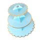thumbnail image 4 of Soporte De Cartón Para Magdalenas Fiesta Y Boda Postre Pastelería Cake Tower Azul, 4 of 5