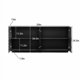 thumbnail image 2 of Gabinete de bufé con almacenamiento,4 puertas Moderno Accent Storage Sideboard,Lujoso bufé de gabinete de piso con antidumping independiente para cocina, 2 of 5