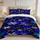 thumbnail image 1 of 3pcs Christmas Theme Duvet Cover Set Digital Print, 1 of 1