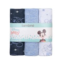 Bambino - Set 3 Tutitos Suavecitos Azul Carita Mickey Niño