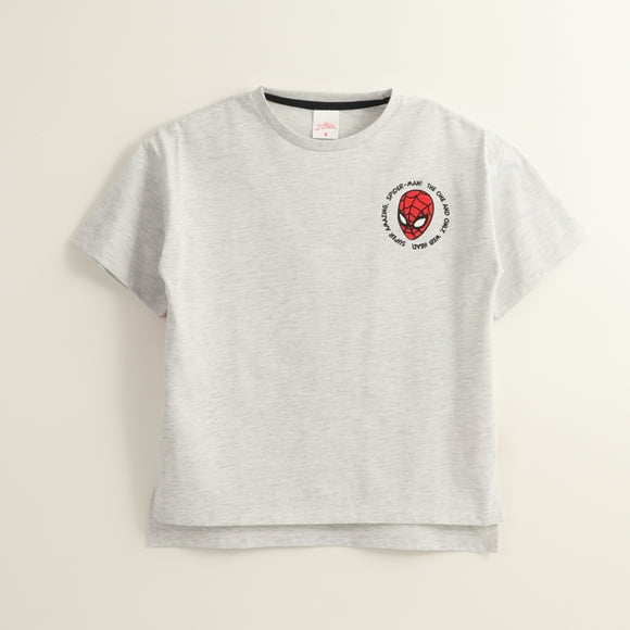 Polera Manga Corta Niño Spiderman Since 1962 Blanco Marvel