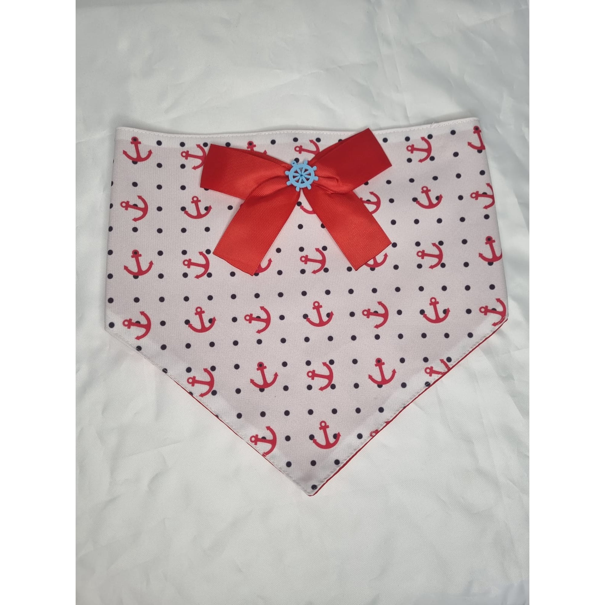Bandana mascota anclas talla XXXL