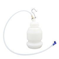 Ioensy - Botella De Depósito De Líquido De Purga De Frenos De 1 L Kit De Cambio De Aceite De Frenos Para Motocicletas