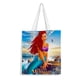 thumbnail image 1 of Black Mermaid Bolso de tela con estampado de lienzo para mujer, bolsa de compras reutilizable y estética, con cremallera interior, regalo para mujer,40*40cm., 1 of 6