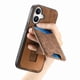 thumbnail image 2 of Funda Billetera con Soporte para iPhone 16 Protector Delgado Marrón, 2 of 6