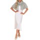 thumbnail image 2 of INSPIRE CHIC Chal de Piel Sintética para Boda de Mujeres Capa con Cuello para Novias Damas de Honor Vestido de Noche Chaquetas L Blanco Gris, 2 of 6
