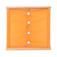 Bothyi - Montessori Toys Busy Board Cards Vestido De Aprendizaje Juguete De Viaje Para Niños Pequeños Botón Pequeño