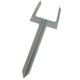 thumbnail image 3 of Canaleta en forma de K Downspout Anchor Amerimax, ligera, de plástico gris, 3 of 4