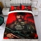 thumbnail image 4 of Call of Duty Conjunto de sábanas temático, trío de piezas, cómodo y amigable con la piel, diseño único, regalo de decoración para el hogar para familiares, amigos y fans,135cm *200cm, 4 of 6