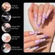 thumbnail image 5 of Uñas postizas AQOYNQ 240 piezas Curvas largas transparentes, 5 of 7